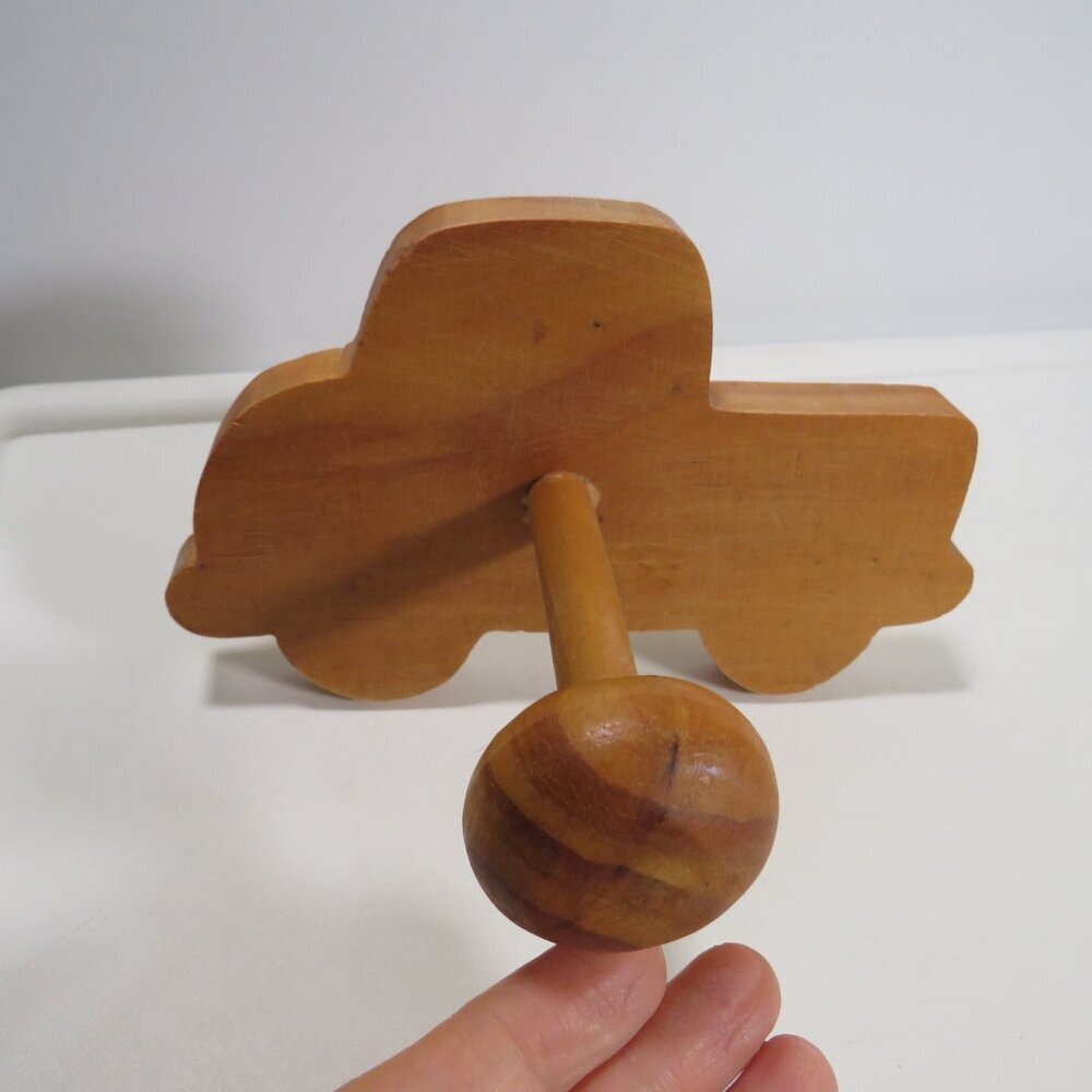 Truck Vintage Solid Wooden Hook Wall Hanger Kids Wooden unfinished